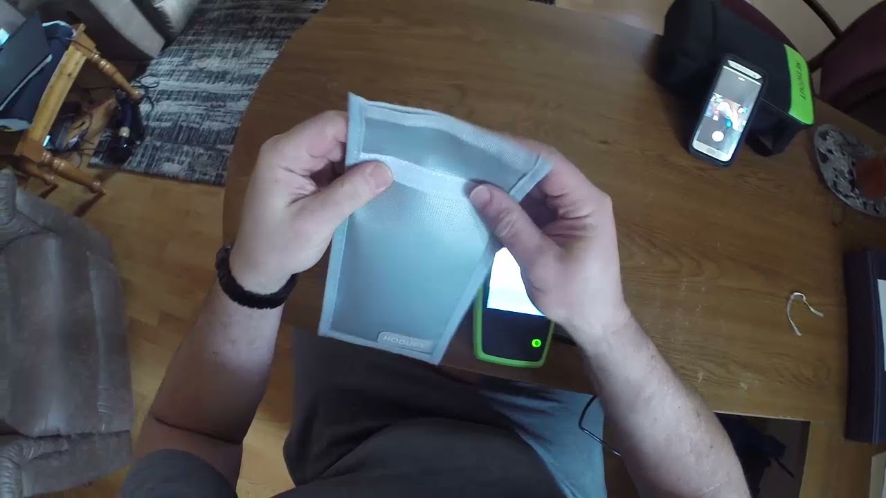 Faraday bag test with my NetAlly Aircheck