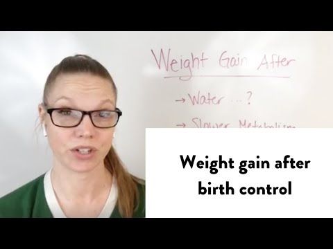 Why does stopping birth control cause weight gain?