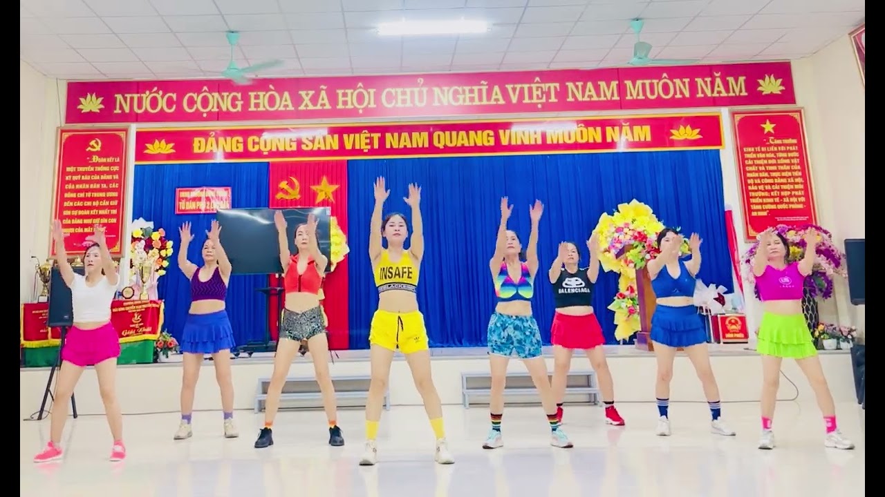 AEROBIC siết eo giảm cân nhạc siêu hot