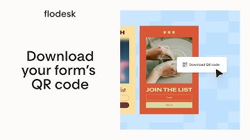 Download a QR code for your Flodesk full page and link in bio forms