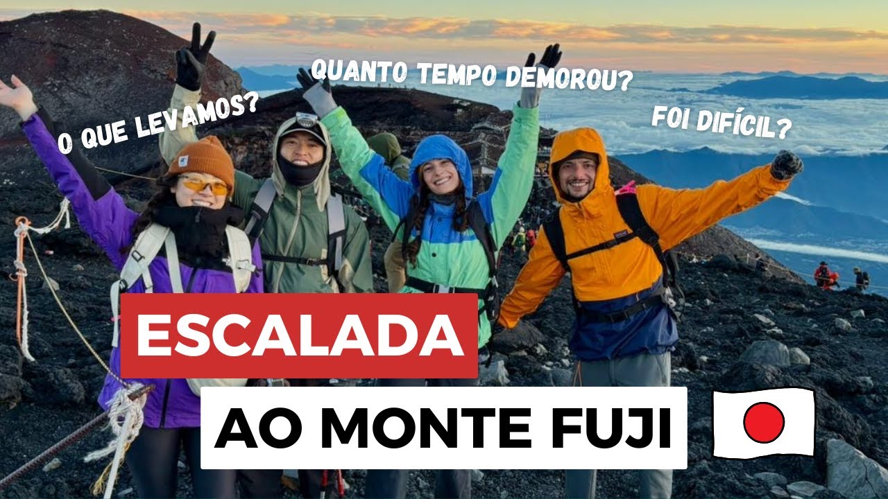 ESCALADA no MONTE FUJI: o que LEVAR + minha EXPERIÊNCIA completa(vlog real oficial!