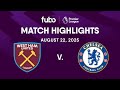 West Ham United Vs Chelsea FC PREMIER LEAGUE HIGHLIGHTS Week 2 Fubo Canada 