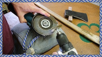 Slightly prolong a flap disk sander