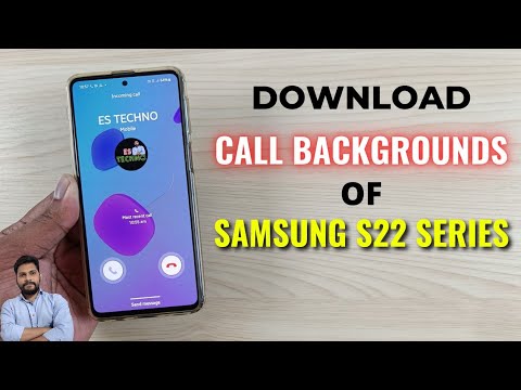 Samsung S22 Series Default Call Backgrounds Download - YouTube