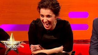 Vicky Mcclure Cant Stop Folding Her Arms The Graham Norton Show