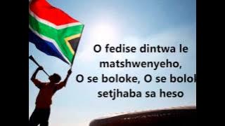 Nkosi Sikelel' iAfrika (south african national anthem, with lyrics) - Inno nazionale sudafricano