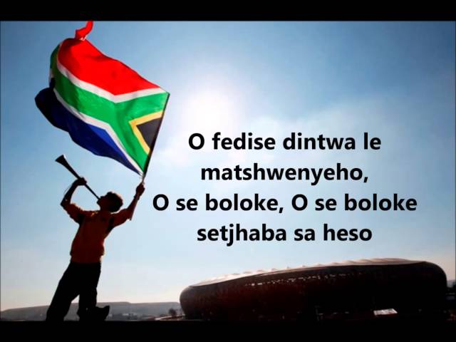 Nkosi Sikelel' iAfrika (south african national anthem, with lyrics) - Inno nazionale sudafricano class=