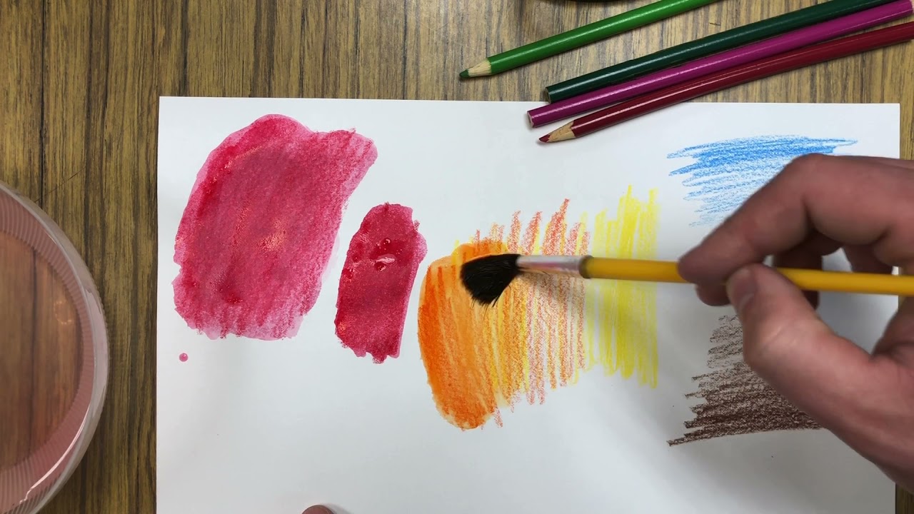 Art Tool Demonstration: Watercolor Pencils - Youtube