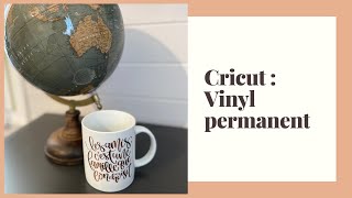 Tuto cricut : Pose du vinyl permanent