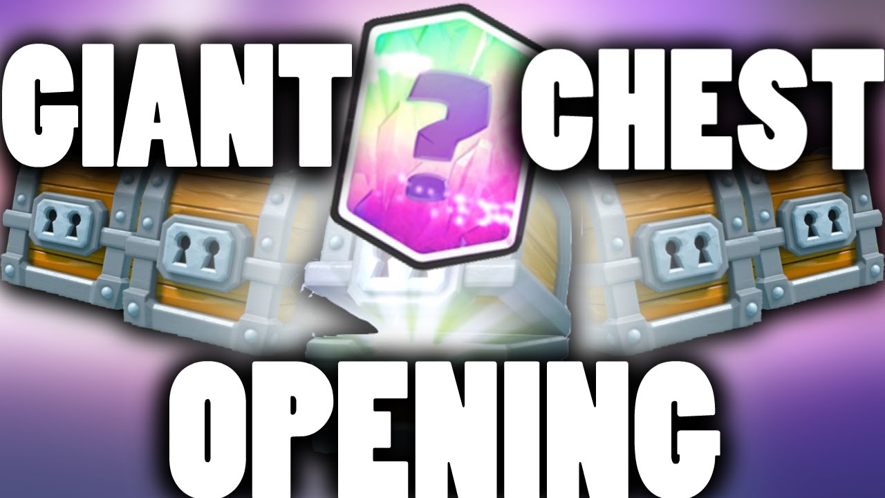 Clash Royale GIANT CHEST OPENING!!! | Clash Royale Pushing To Legendary Arena