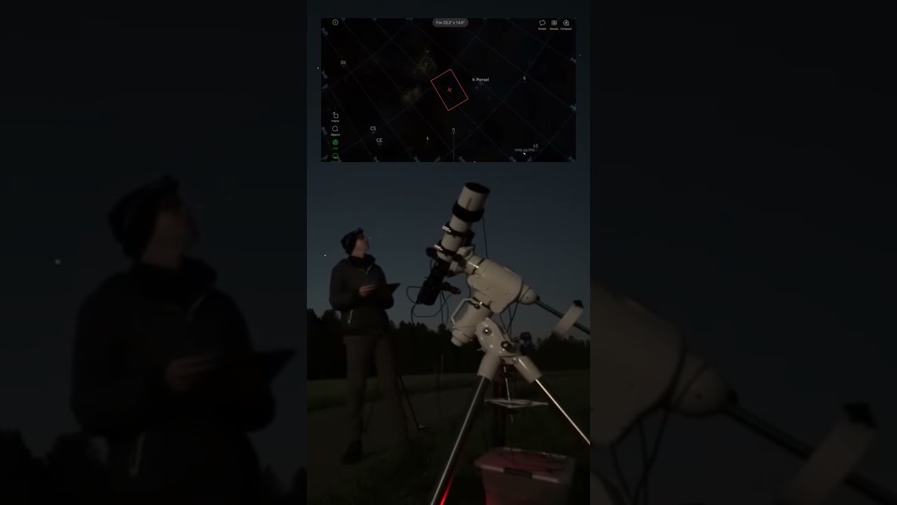 Herznebel IC1805 Captured By @Deep Cosmos w/ Telescope SVBONY SV550 80MM APO 