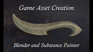 Creating an Elven Throwing Dagger in Blender & Substance Painter (Part 2 of 2)