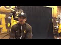 Wyoming safety Marcus Epps speaks before the Cowboys' conference opener