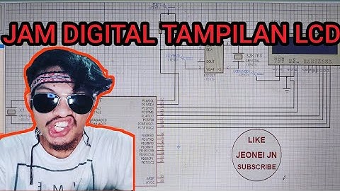 100% work. Cara membuat jam digital tampilan LCD, ATMega32 bahasa BASCOM AVR.