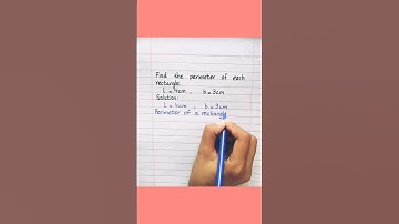 Perimeter of a Rectangle #shorts