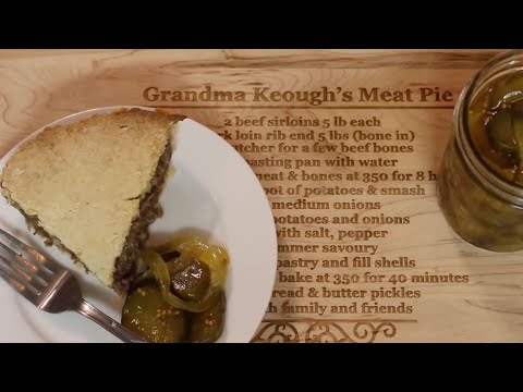 MEAT PIE! Traditional Acadian Tourtière ~ Canadian Meat Pie ~ Christmas Pie