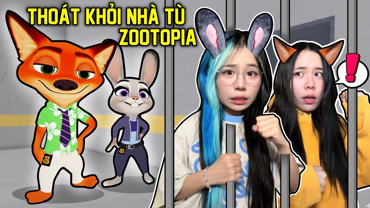 Simmy Và Sammy Thoát Khỏi Nhà Tù Thỏ Cáo Zootopia Trong Roblox 🦊🐰