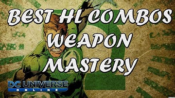 DCUO - THE BEST Hard Light DPS Combos using Weapon Mastery