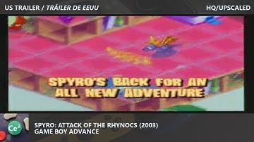 Spyro: Attack of the Rhynocs | GBA | 2003 | Video Game US Trailer | HQ/Upscaled