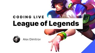 Coding fan-made project - LoL client in HTML & CSS (day 2)