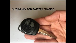 performer I fare Særlig Suzuki Vitara Swift Jimny Splash SX4 key fob battery replacement - YouTube