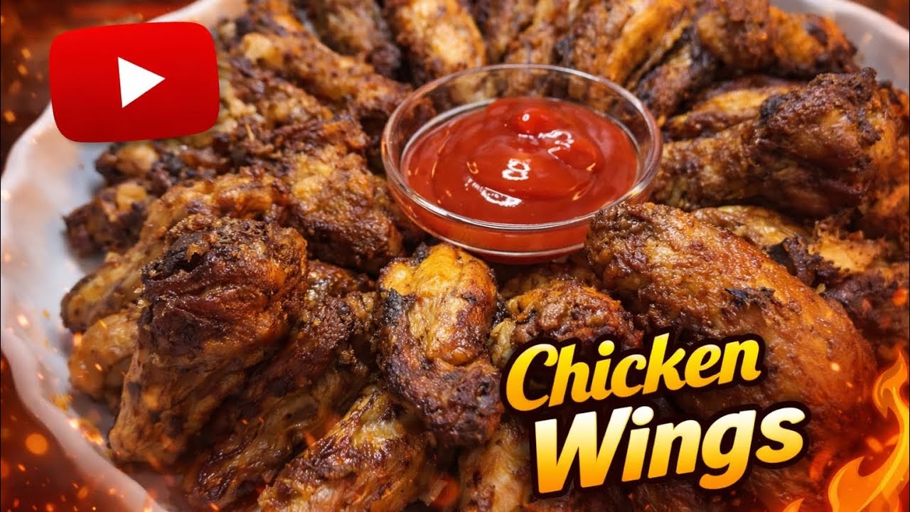 جوانح بالفرن والمقلية خطوة بخطوة🍗 | Oven & Crispy Fried Chicken Wings😋🍗