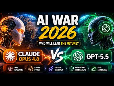 👑 NEW AI KING? Claude Opus 4.8 Takes on GPT-5.5!