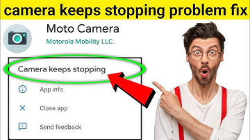 📸How To Fix "CAMERA KEEP STOPPING" Problem 2025 | Motorola mobile camera stopping ! stopped fix/2025