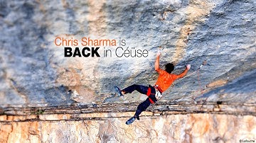 Chris Sharma - BACK in Céüse - Sport climbing and bolting in France