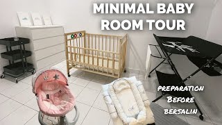 Minimal Baby Room Tour | Preparation Sebelum Bersalin | Malaysian screenshot 5