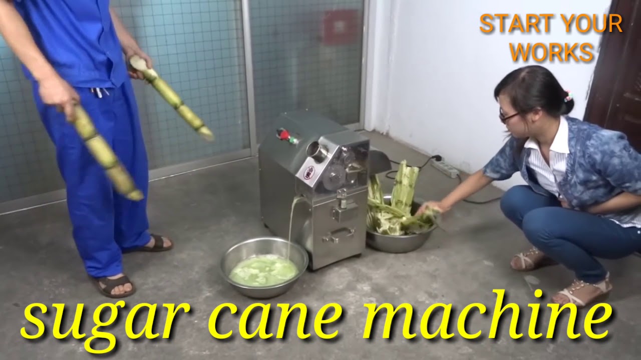 Sugar cane machine Hindi ATZ NEWS YouTube