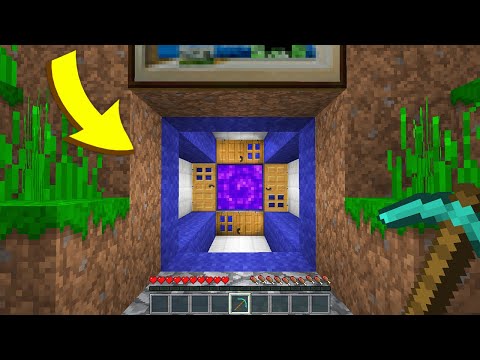 I FOUND A SECRET DOOR PORTAL IN MINECRAFT