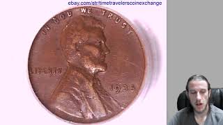 Where can I sell my 1935 P Lincoln Wheat Cent Graded by PCGS VF 35 16531225 Video