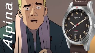 Sometimes timing is important... Startimer Pilot Automatic – Alpina
