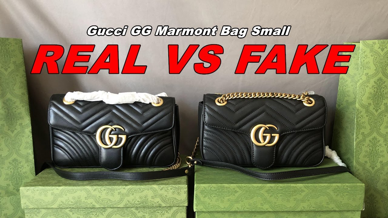 How to spot a real Gucci Marmont bag from a ​fake bag?