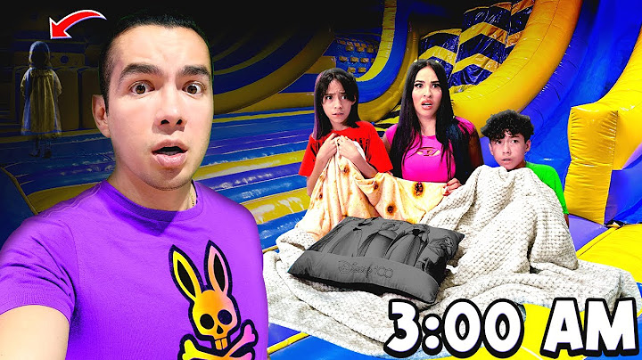 PASAMOS UNA NOCHE EN UN PARQUE DE TRAMPOLINES GIGANTE 😰