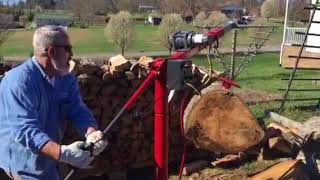 Log Splitter and Hoist