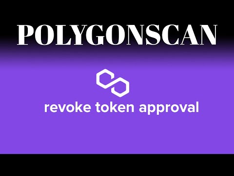 ? Polygon Compromised? How to revoke token approvals