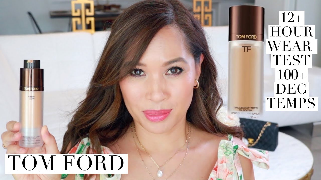 NEW TOM FORD SOFT MATTE FOUNDATION 12+ HOUR TEST W/ EXTREME 🙌🏼 CLOSEUPS ...