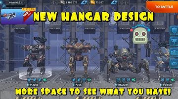 War Robots Test Server 4.7 New Hangar Design