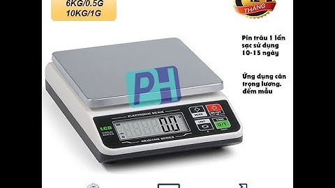 Hướng dẫn sửa hiệu chuẩn (Calib) cân điện tử DS 3kg - 0.1g.