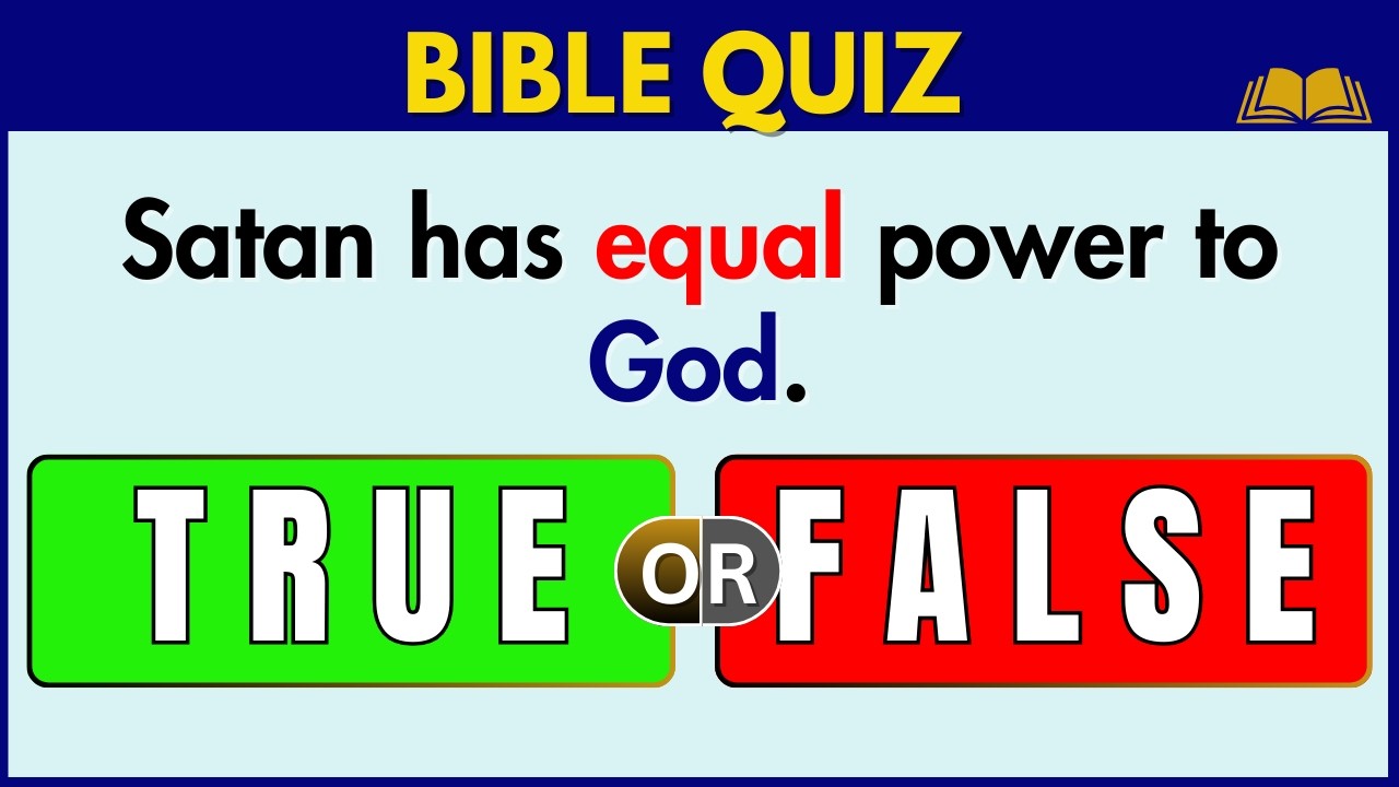 25 MOST CONTROVERSIAL Bible Questions | TRUE or FALSE - Jesus Never Sinned? 📖#biblequiz
