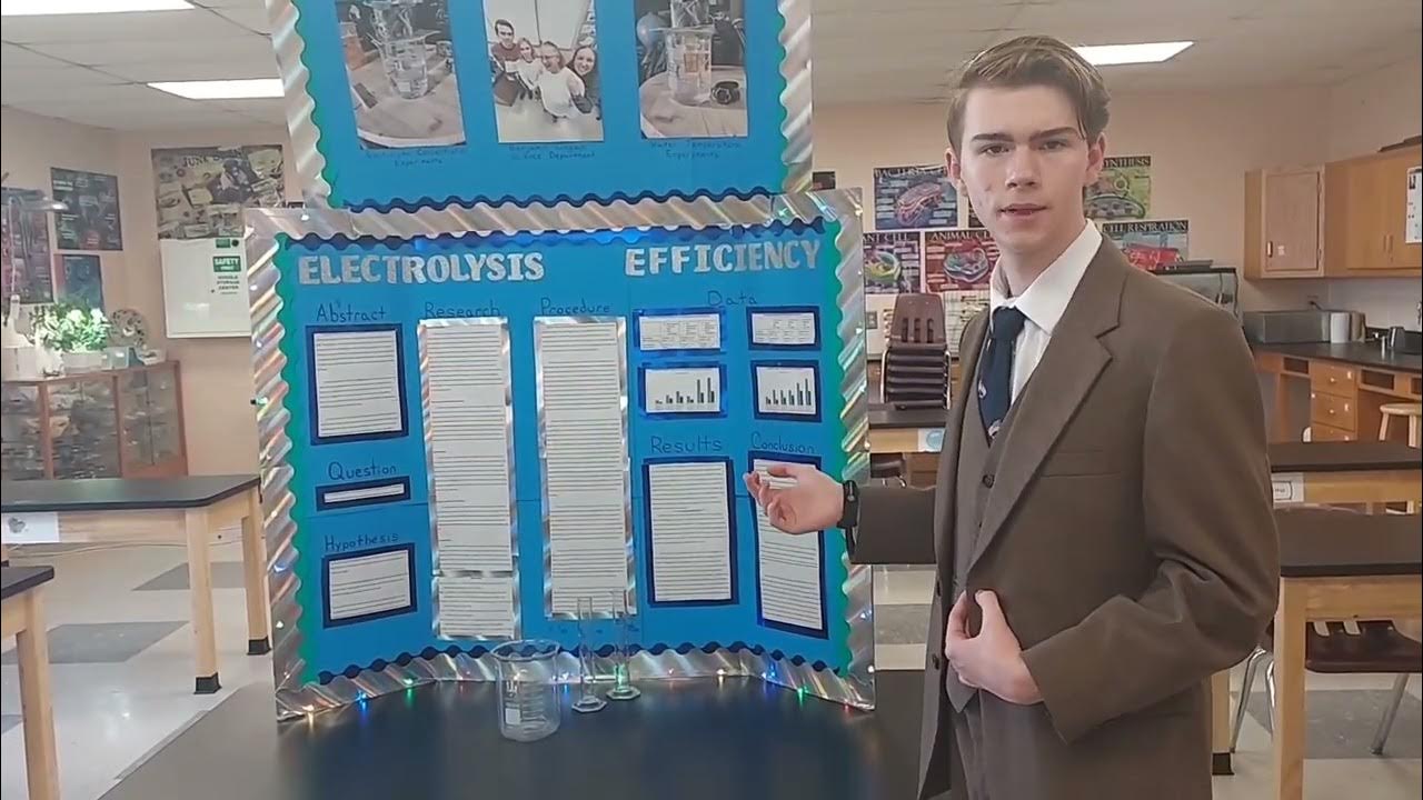 Electrolysis Efficiency Tristan Sheets Ohio State Science Fair 2023