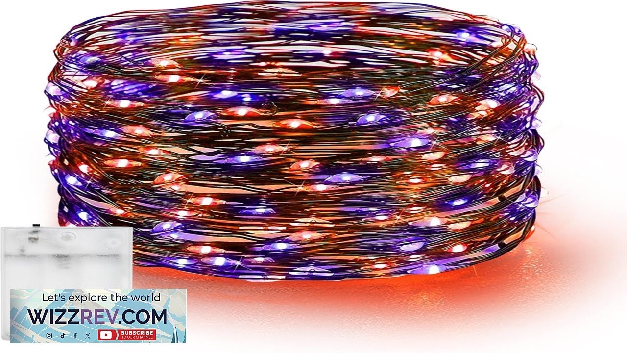 Dazzle Bright Fairy String Lights 20FT 60 LED Copper Wire Battery Operated