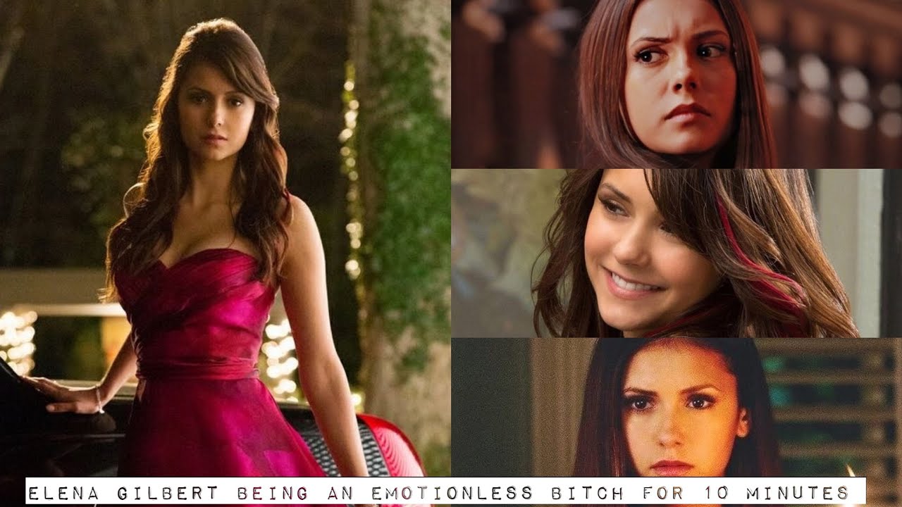 Elena Gilbert with her humanity off