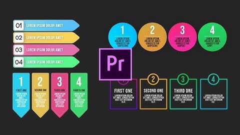 Infographic Animated Lists V2 Motion Graphics Templates