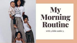 MORNING ROUTINE WITH 3 KIDS | HEALTHY MORNING ROUTINE | MORNING WORKOUTS AND SKINCARE | THE YUSUFS