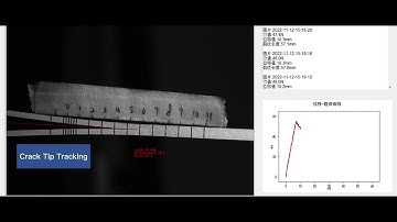 An automatic real-time tracking and measurement software for workpiece crack propagation
