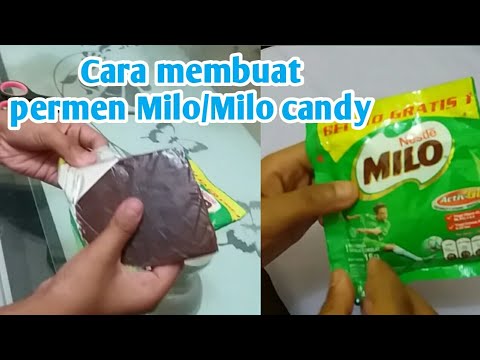 Cara Membuat Permen Milo Milo Candy Youtube