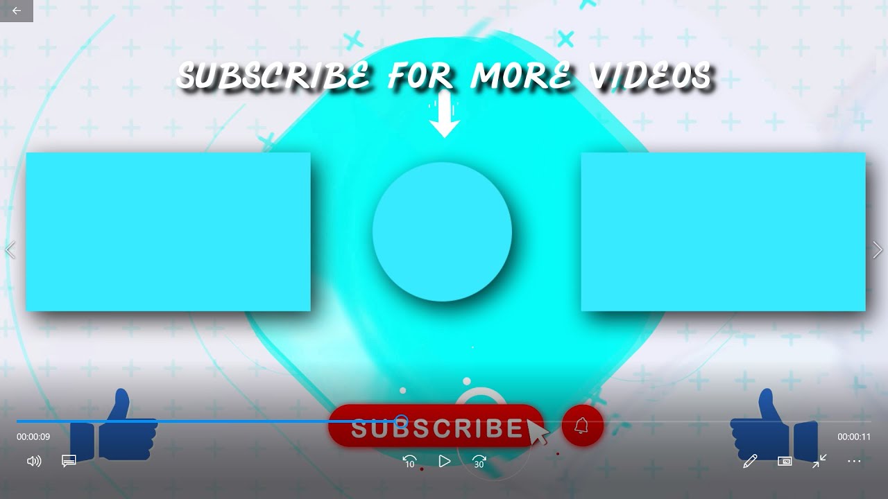 ⚡Top Youtube Outro Endscreen 2022 || Outro Template 18 [Noncopyrigh Free Download]